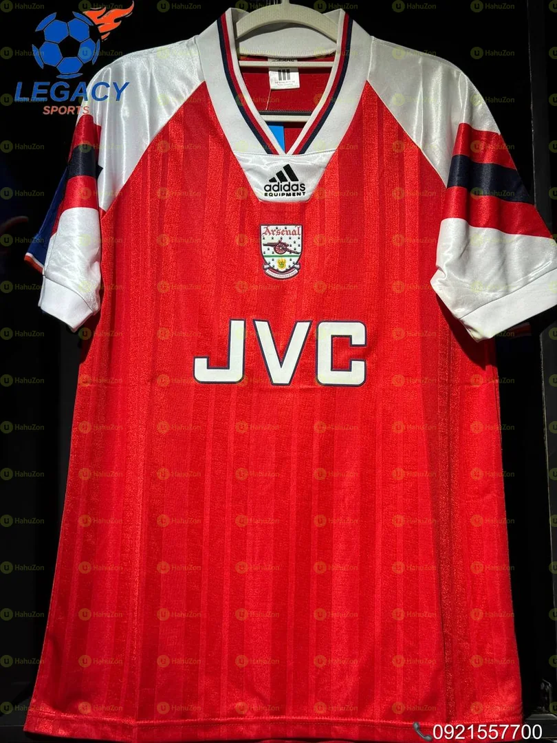 Arsenal 1992/93 JVC Home Retro Jersey
