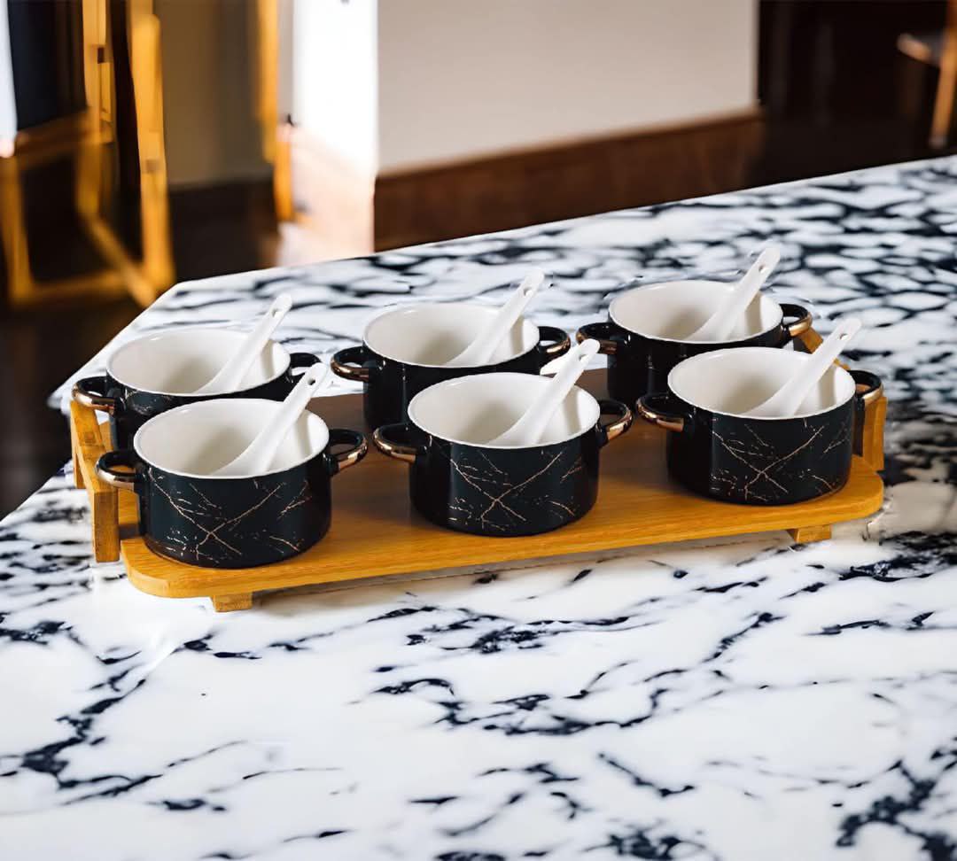 የሾርባና ሌሎች ምግቦች ማቅረቢያ