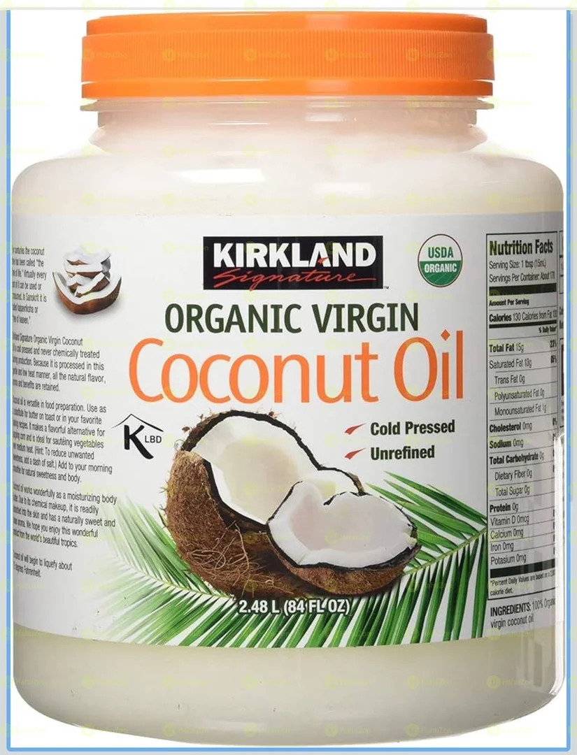 Kirkland Signature Cold Pressed Unrefined Organic Virgin Coconut Oil