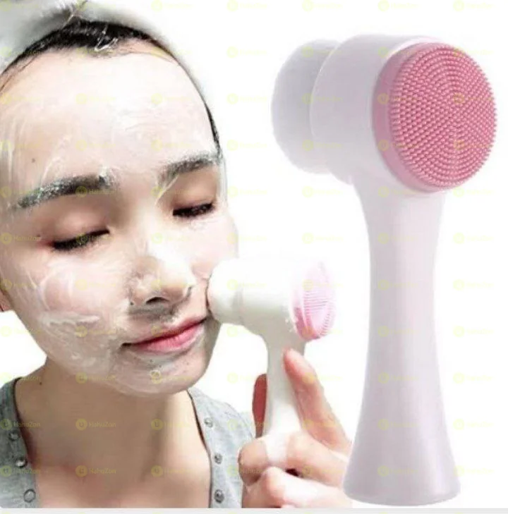 Double Sided Face Cleansing Brush