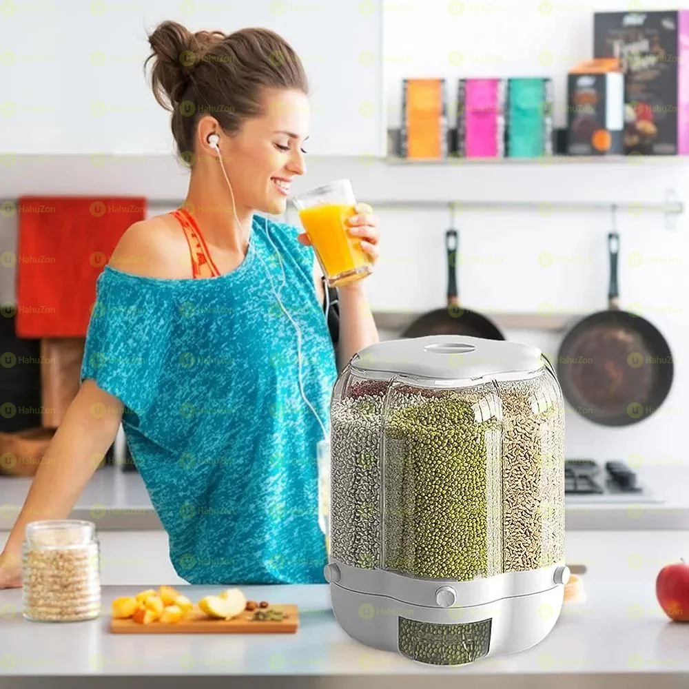 360° የሚሽከረከር የጥራጥሬ ማስቀመጫ