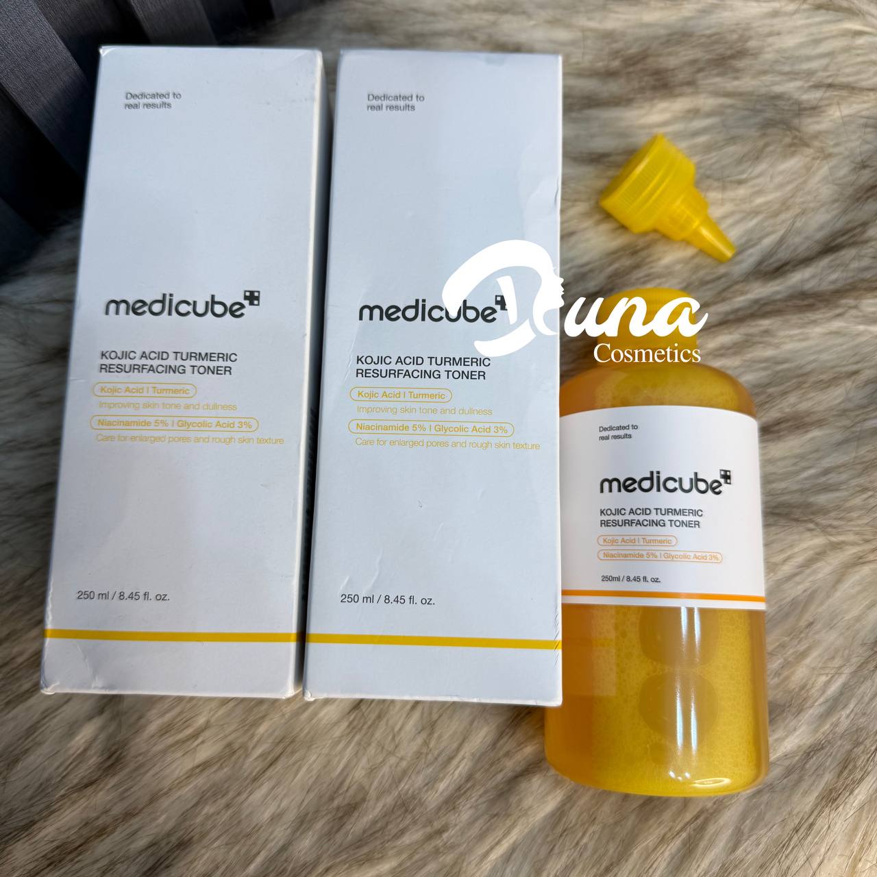 Medicube Kojic Acid Turmeric Smoothing Toner for Face & Body
