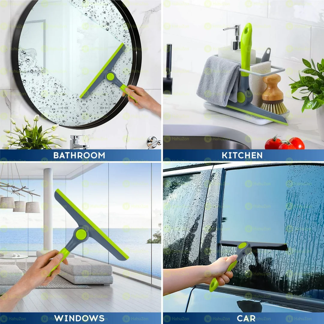 Hand-Held Plastic Window Squeegee