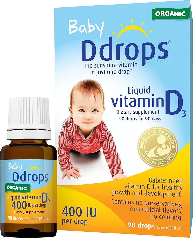 Ddrops Organic Baby 400 IU 90 Drops