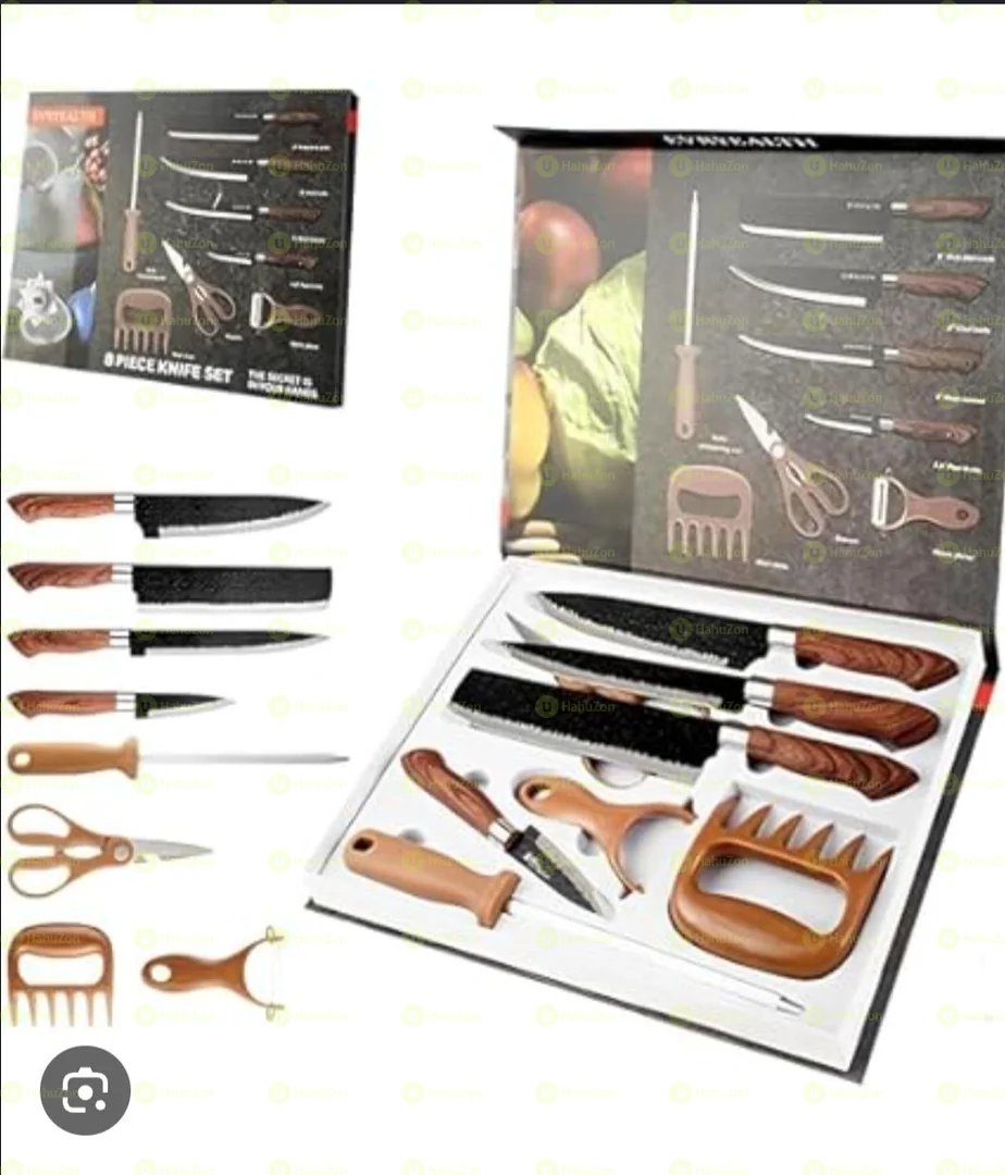 8pcs Complete Kitchen Knife Set