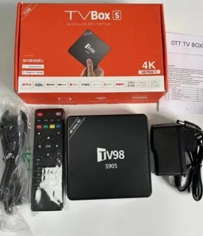 TV98 Smart Androd 4k UHD TV Box