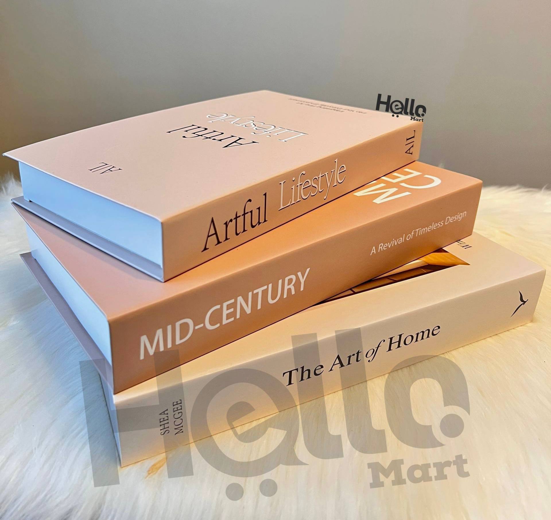 3 Pcs Decorations Book