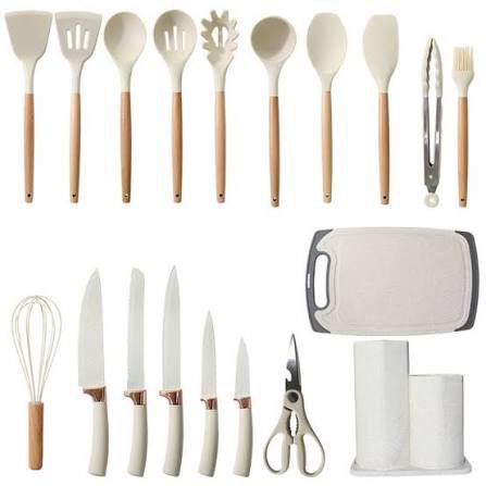 18 PCs Kitchen Utensil & Knife Set