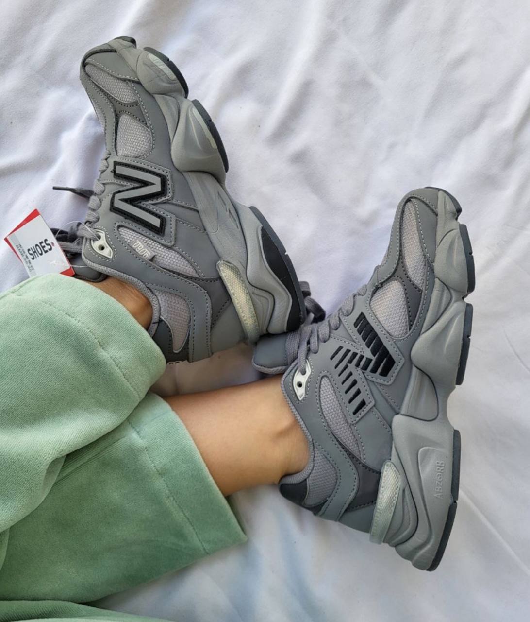 New Balance 9060 Triple Black Women's Shoes