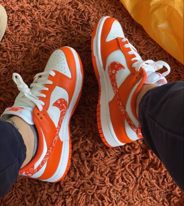 Nike Dunk Paisley Orange Women's Shoes