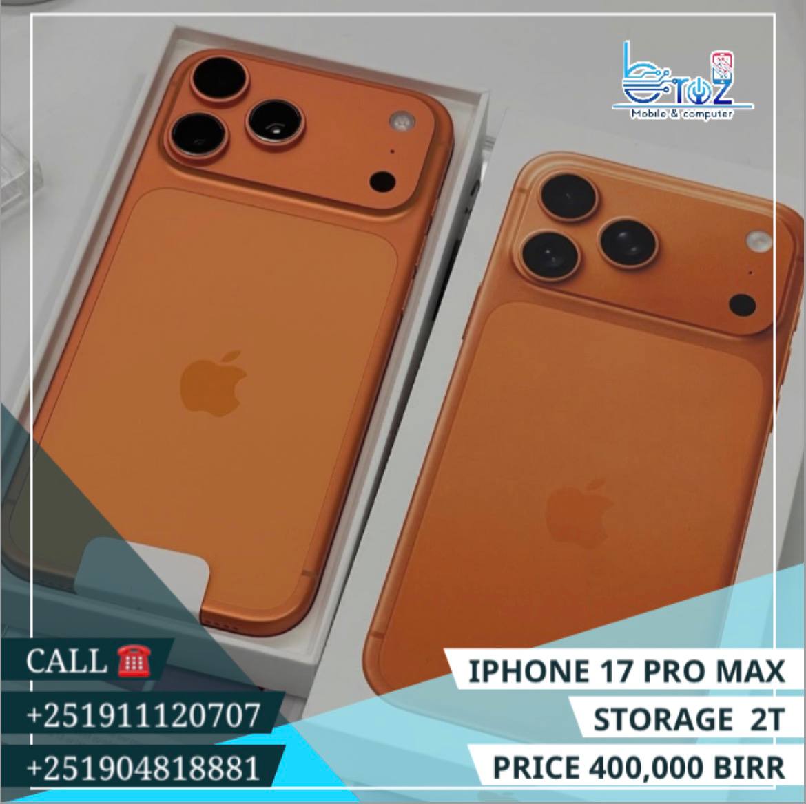 iPhone Apple 17 Pro Max