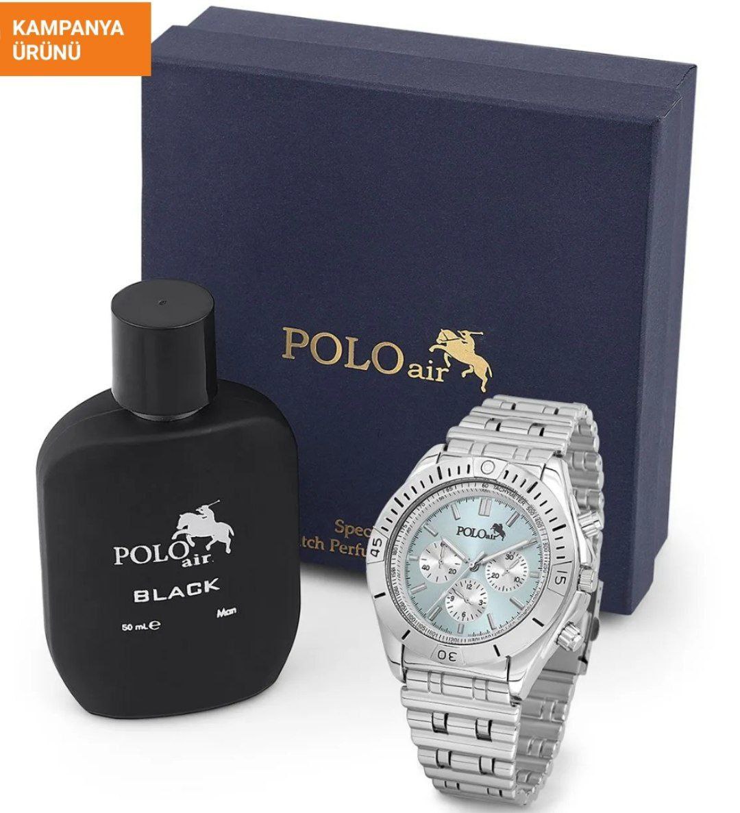 POLO AIR Men’s Watch & Perfume Gift Set