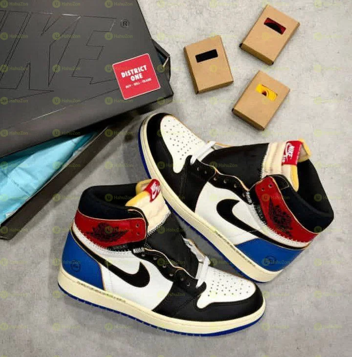 Union LA x Fragment x Air Jordan 1 High OG Men's Shoes