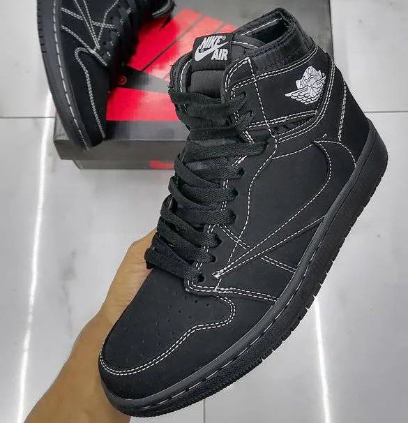 Air Jordan 1 Retro Hi x Travis Scott Black Phantom Men's Shoes