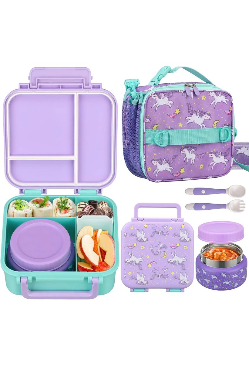 Kids Lunch Box Set with Bento Box