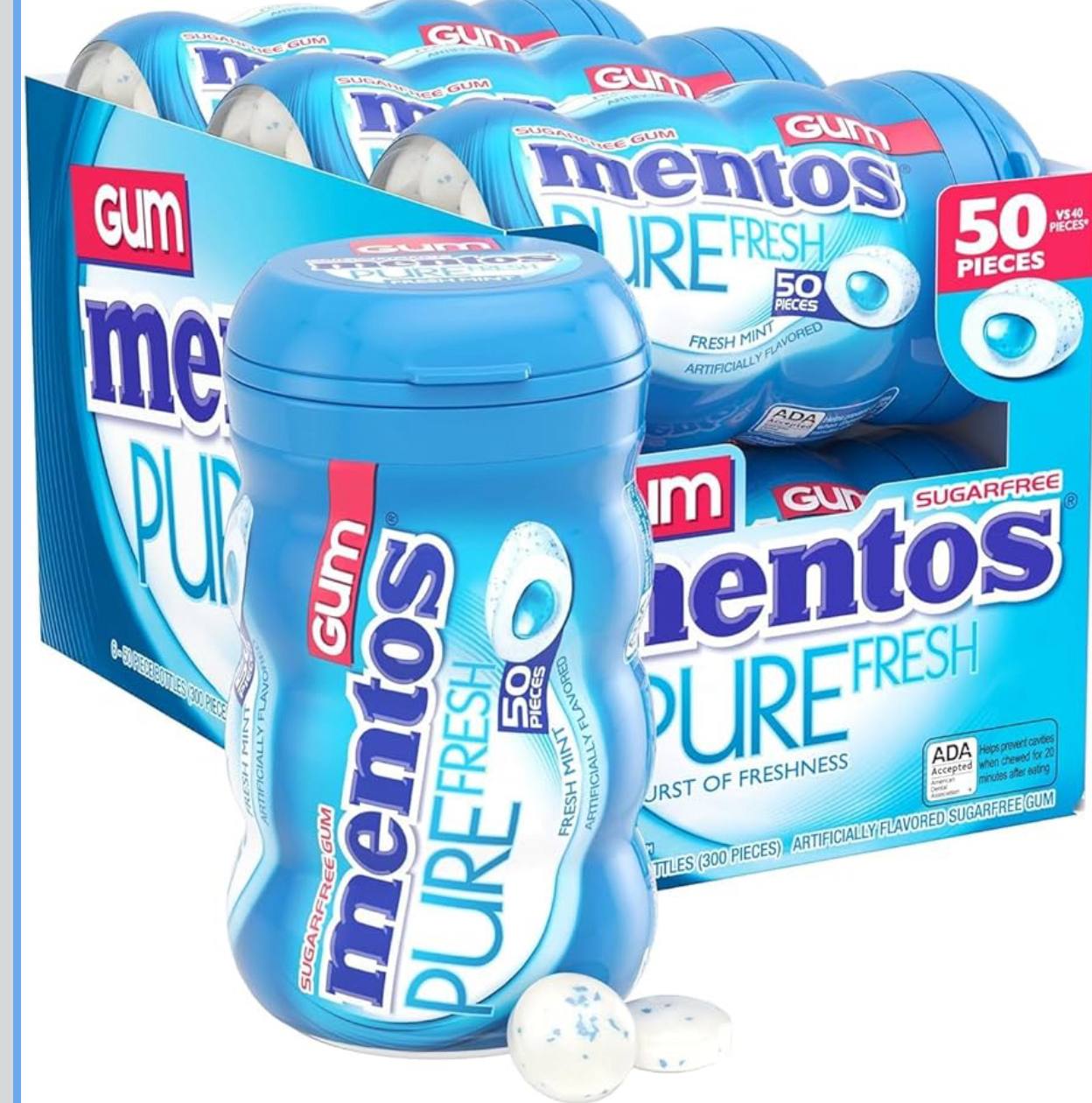 Mentos Pure Fresh Sugar-Free Chewing Gum with Xylitol
