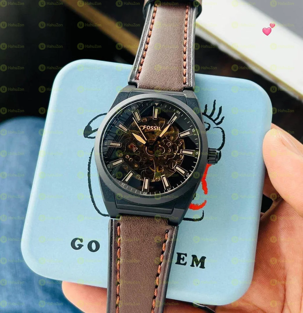 Foddile Automatic Leather Watch