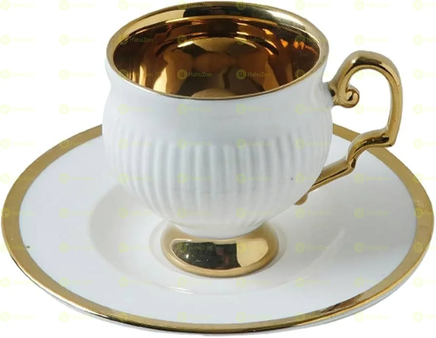 Turkish Coffee Cup and Saucer Set