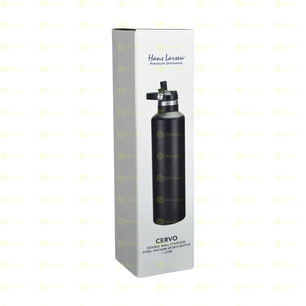 CERVO Hans Larsen Vacuum Stainless Steel Bottle with Sports Lid