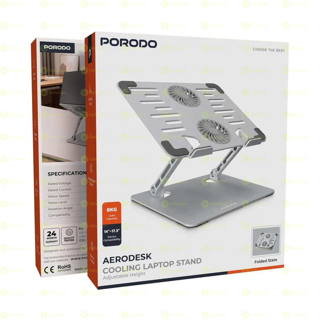 Porodo Aerodesk Cooling Laptop Stand
