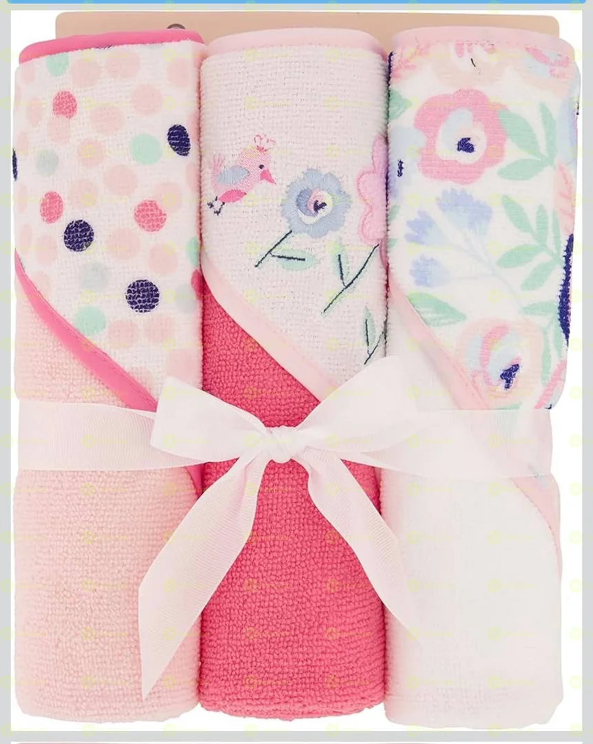 Buttons and Stitches Baby Hooded Towel