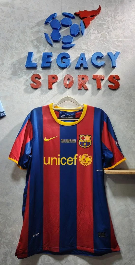 2010-2011 Barcelona Home No.10 MESSI 2011 UEFA CL Final Jersey