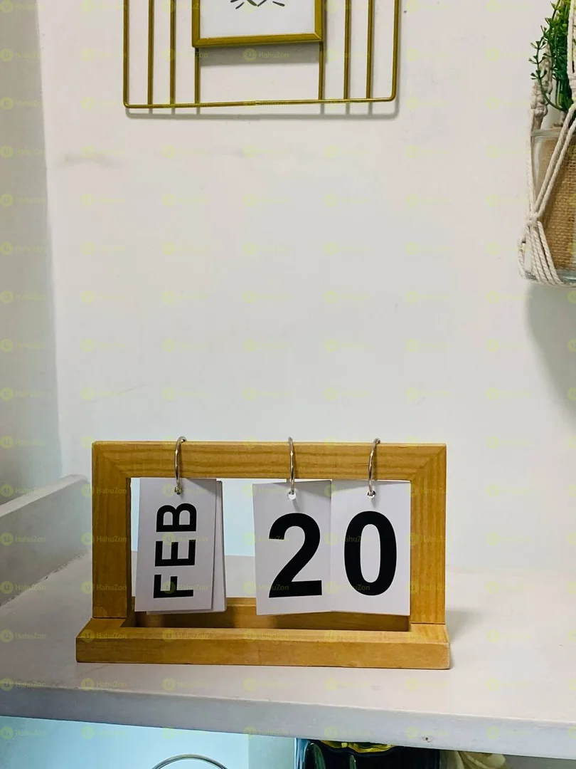 Wooden Calendar