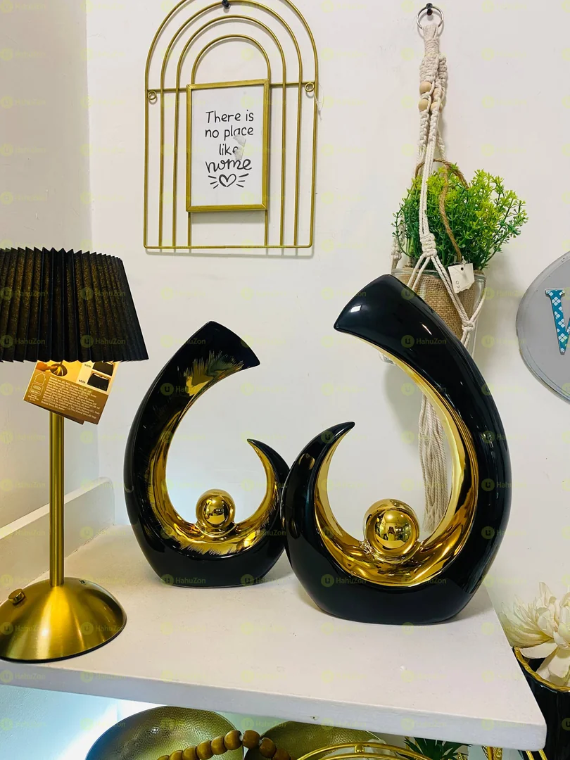 Modern Black Sculpture