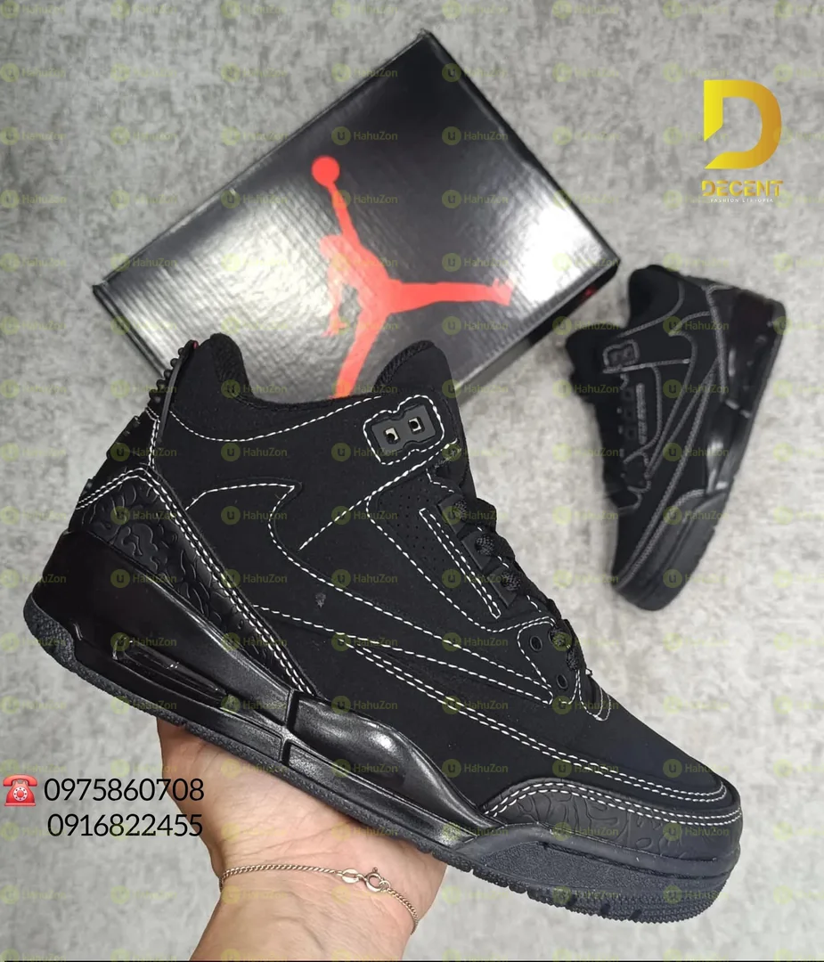 Jordan Retro 3 X Travis Scott Men's Shoes