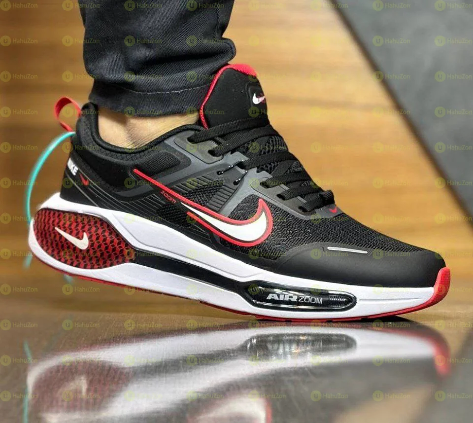 Nike AirZoom Winflo V2 Black Red White Men's Shoes