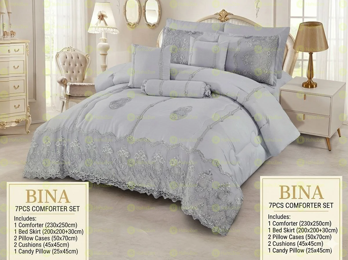 7 Pcs Comforter Set
