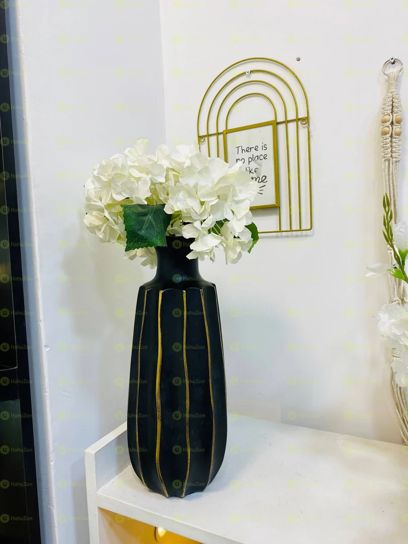 Side big black vase for console table side table dining