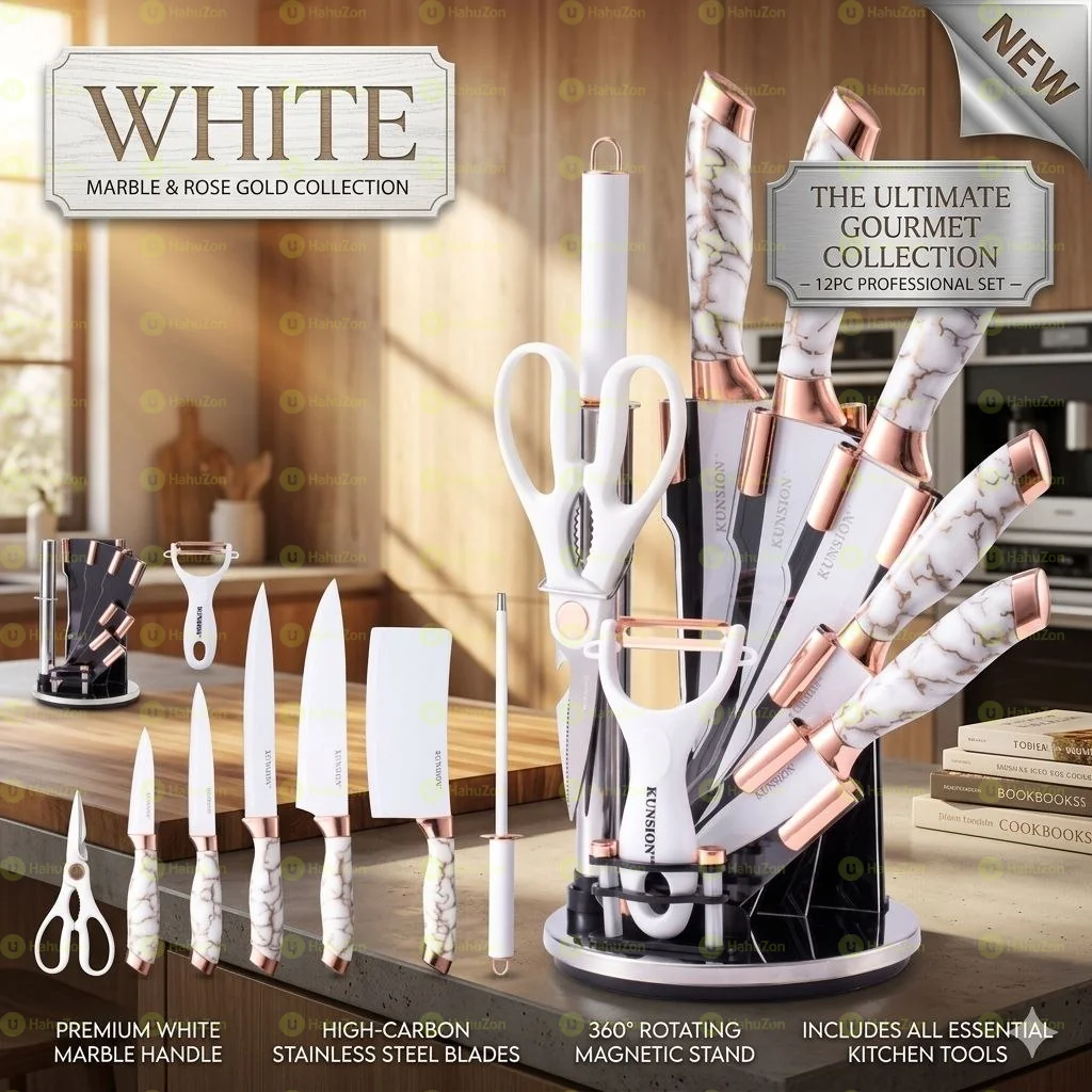 9pcs Kitchen Knife Set