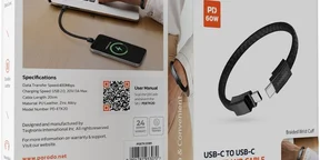 Porodo USB-C to USB-C Wristband Cable