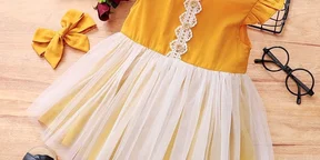 Baby Girl short Cotton Sweet Party and Casual Dress