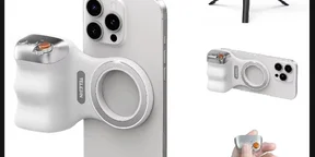 2in1 TELESIN Magnetic Grip with Ring Light