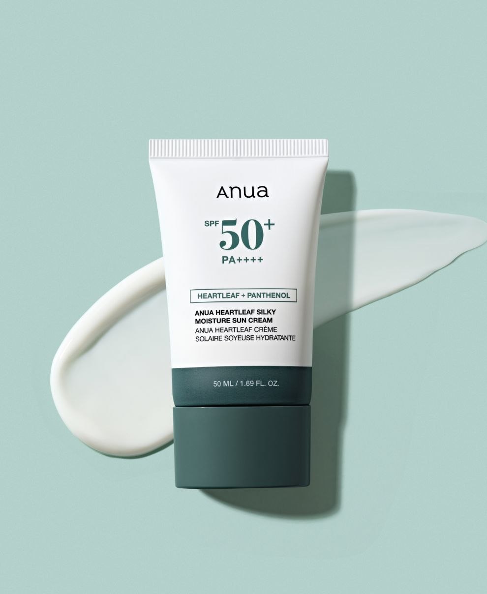 ANUA Heartleaf Silky Moisture Sun Cream SPF50+ PA++++