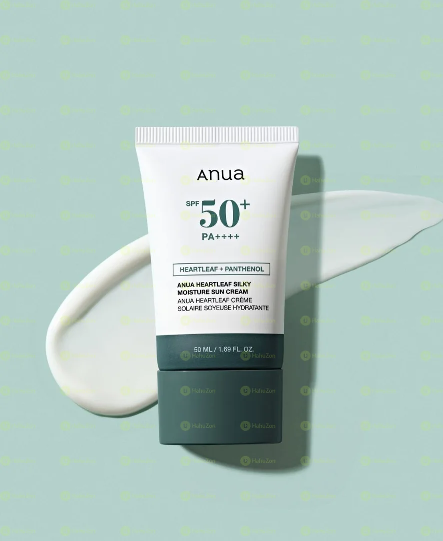 ANUA Heartleaf Silky Moisture Sun Cream SPF50+ PA++++