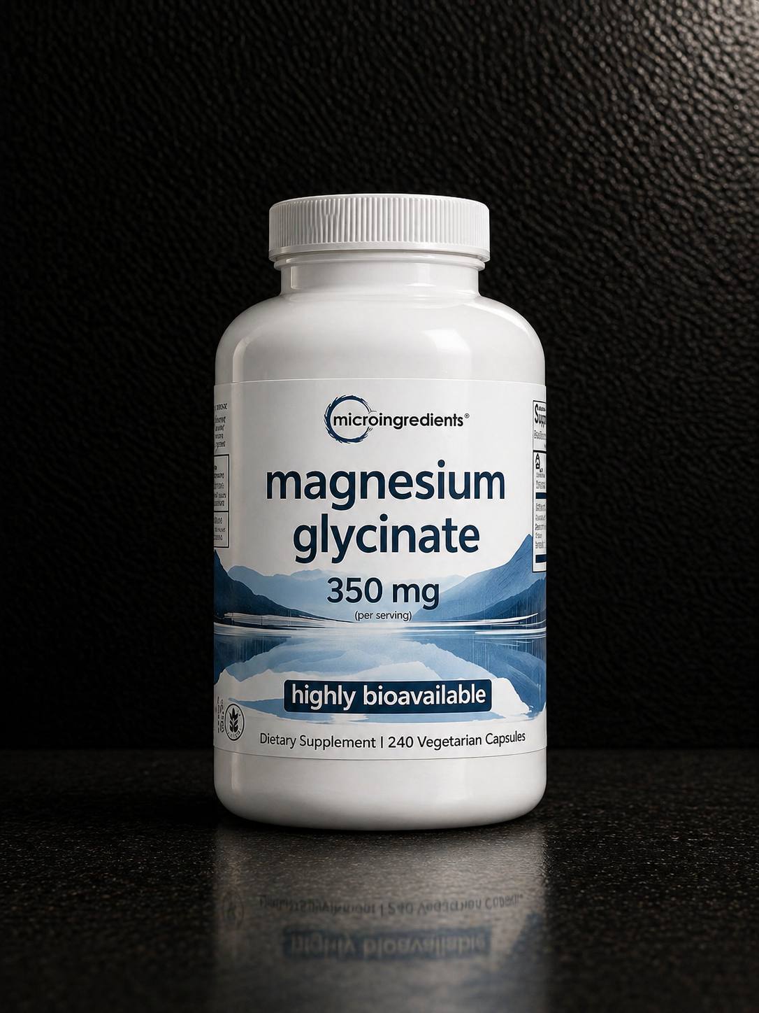 Magnesium Glycinate 350mg Per Serving 240 Capsules