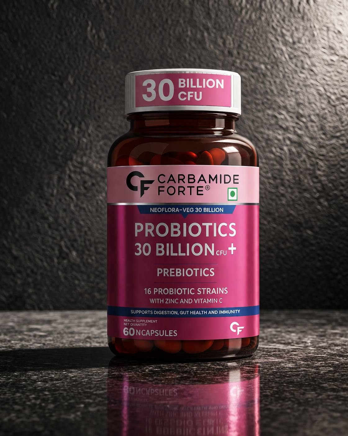 30 Billion CFU + Prebiotics 60 N Capsules