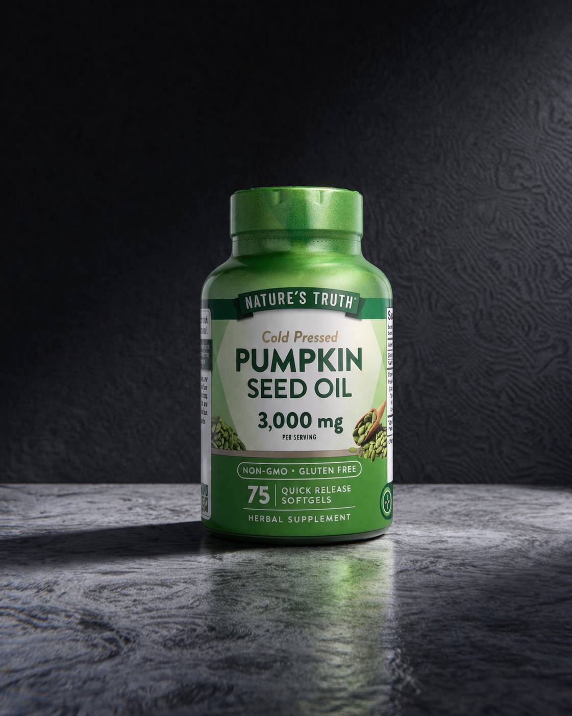 Pumpkin Seed Oil 3000 mg 75 Softgels