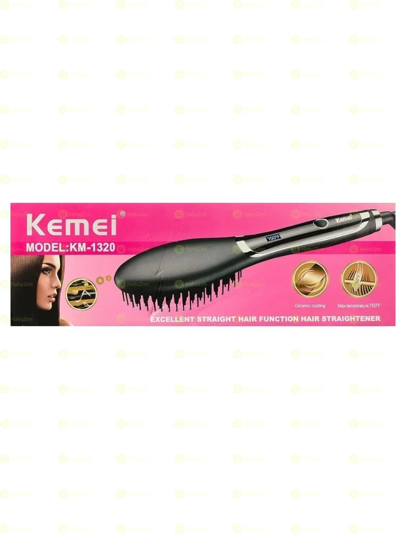 Kemei® Professional Hair Straightener Brush