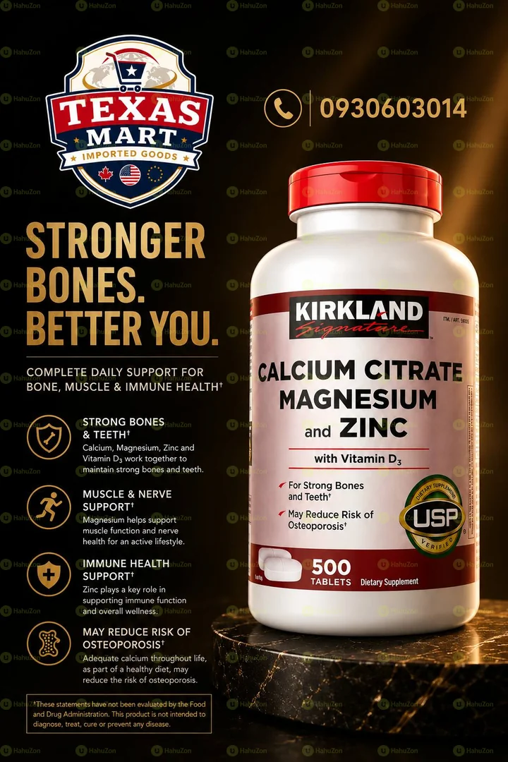 Calcium Citrate Magnesium and Zinc
