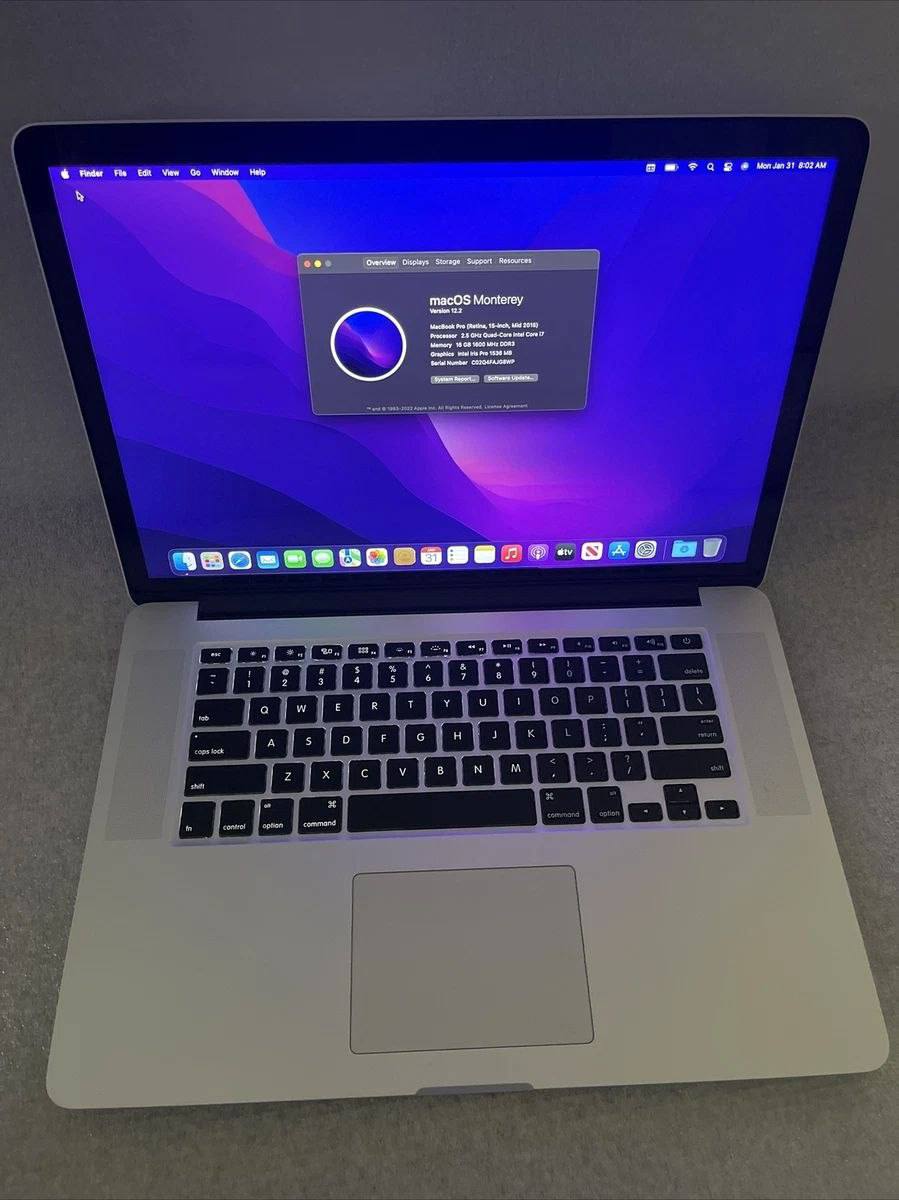 Macbook Pro Late 2013 Intel Core i7 Laptop