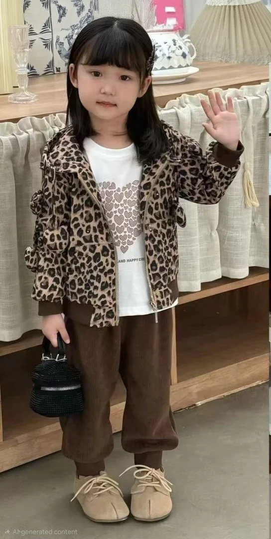 3 Piece Set Girls Casual Outfit