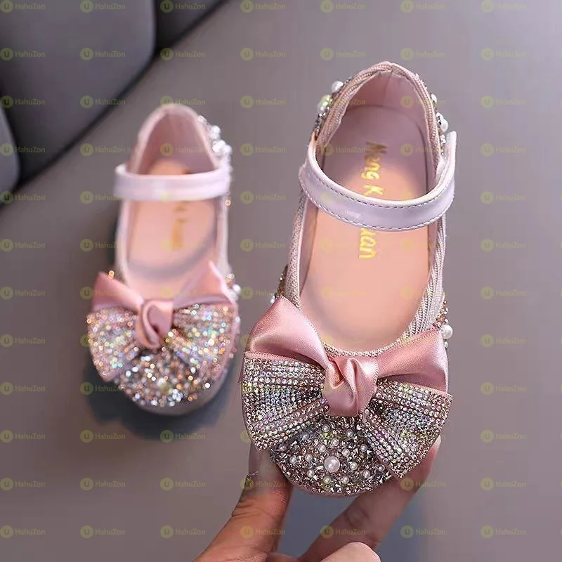 Girls Pearl Decor Princess Sandals