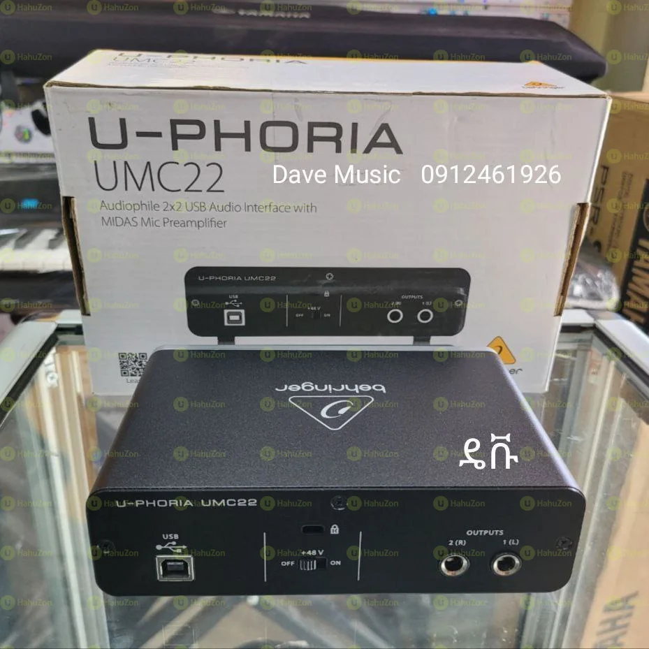 Behringer U -PHORIA UMC22 Solo Sound Card