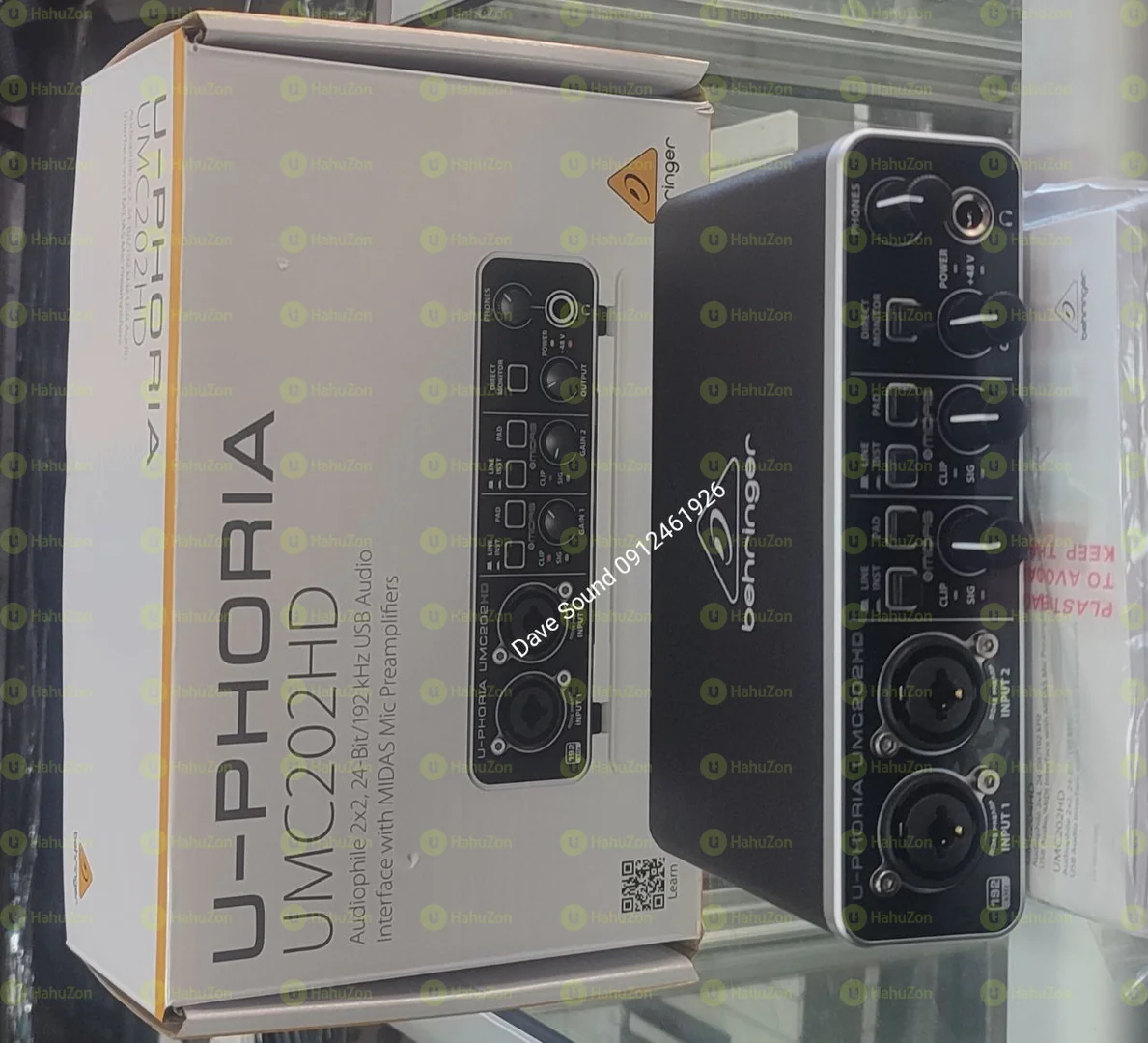 Behringer U -PHORIA UMC202HD 2i2 Sound Card