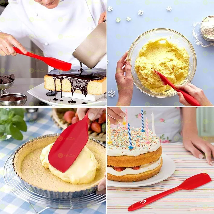 3pcs Silicon Brush Spatulas