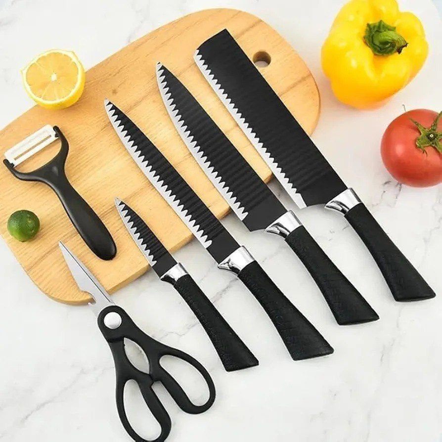 6Pcs Daily Use Sharp Knife Set